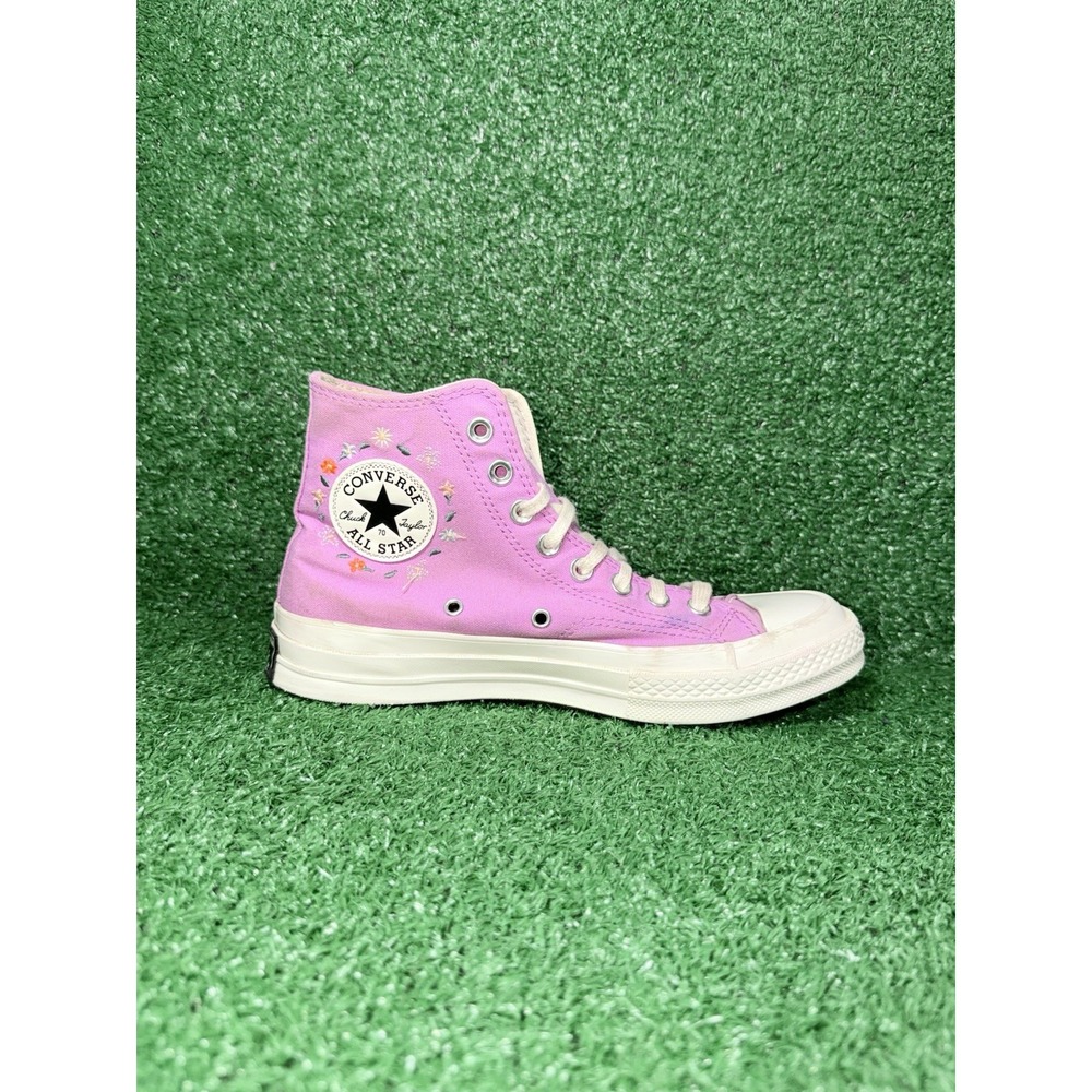 Converse Chuck 70 Womens Size 8.5 Pink White Casual Floral Shoes Skate Sneakers